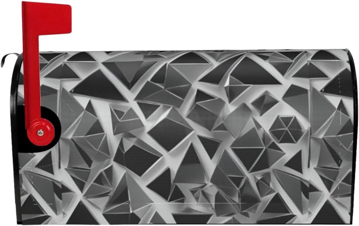 Brievenbus Cover - Brievenbus Decoratie - Buiten Versieren - Magnetische Bevestiging - 21 x 18 inch - Zwart