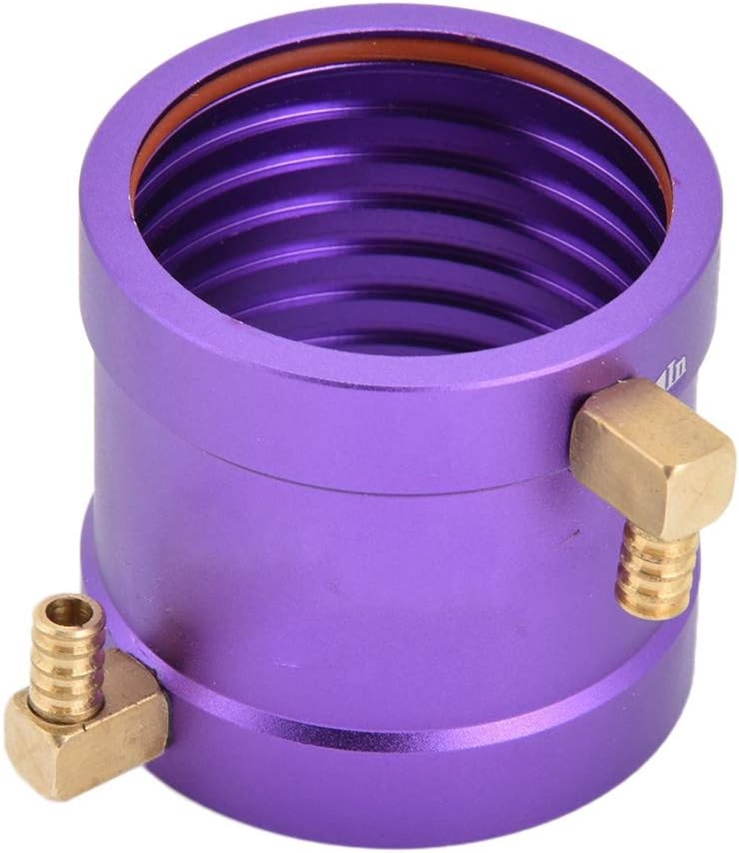 RC Boot Motor Koeling - Waterkoelmantel Kit - RC Boot Varen - Goede Warmteafvoer - 1.42 Inch Diameter - Paars