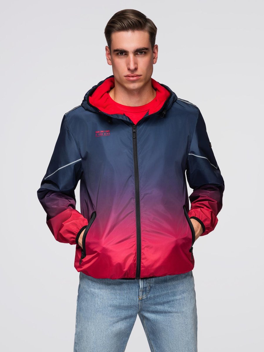 OMBRE Jas - Rits Rood L