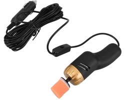 Mini Polijstmachine - Krasverwijderaar Auto - Auto Onderhoud - Compact Efficiënt - 15.5 cm - Zwart