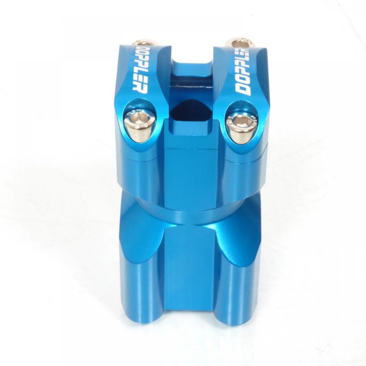 Potence de guidon bleu Doppler pour Scooter Gilera 50 Stalker 1993 à 2011 Neuf