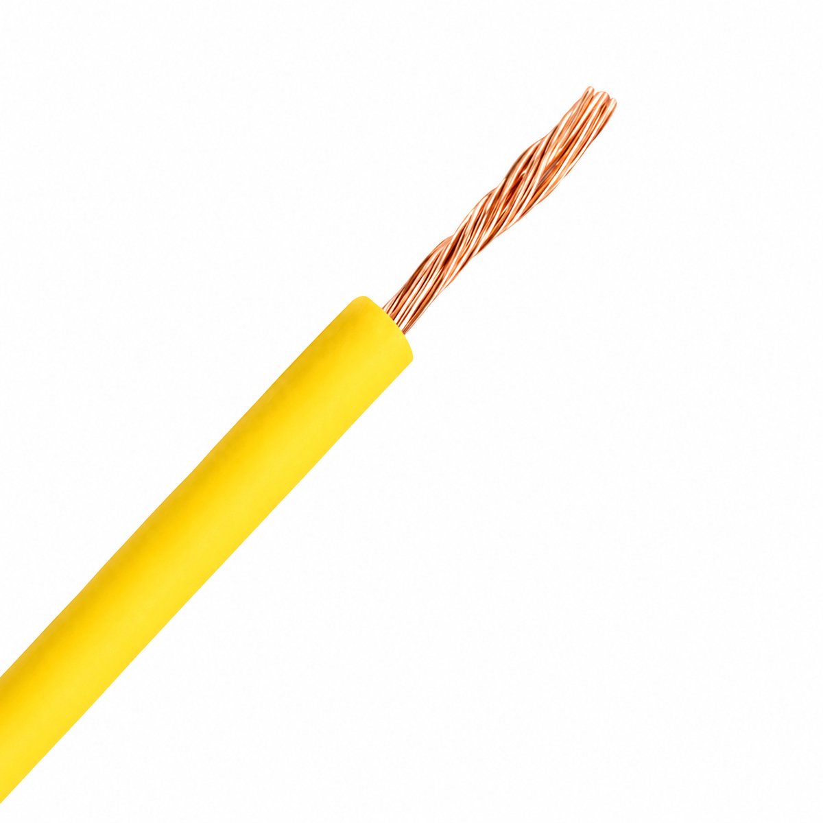 Draad VDS 12V 1,5mm2 div. kleuren per 5m - geel