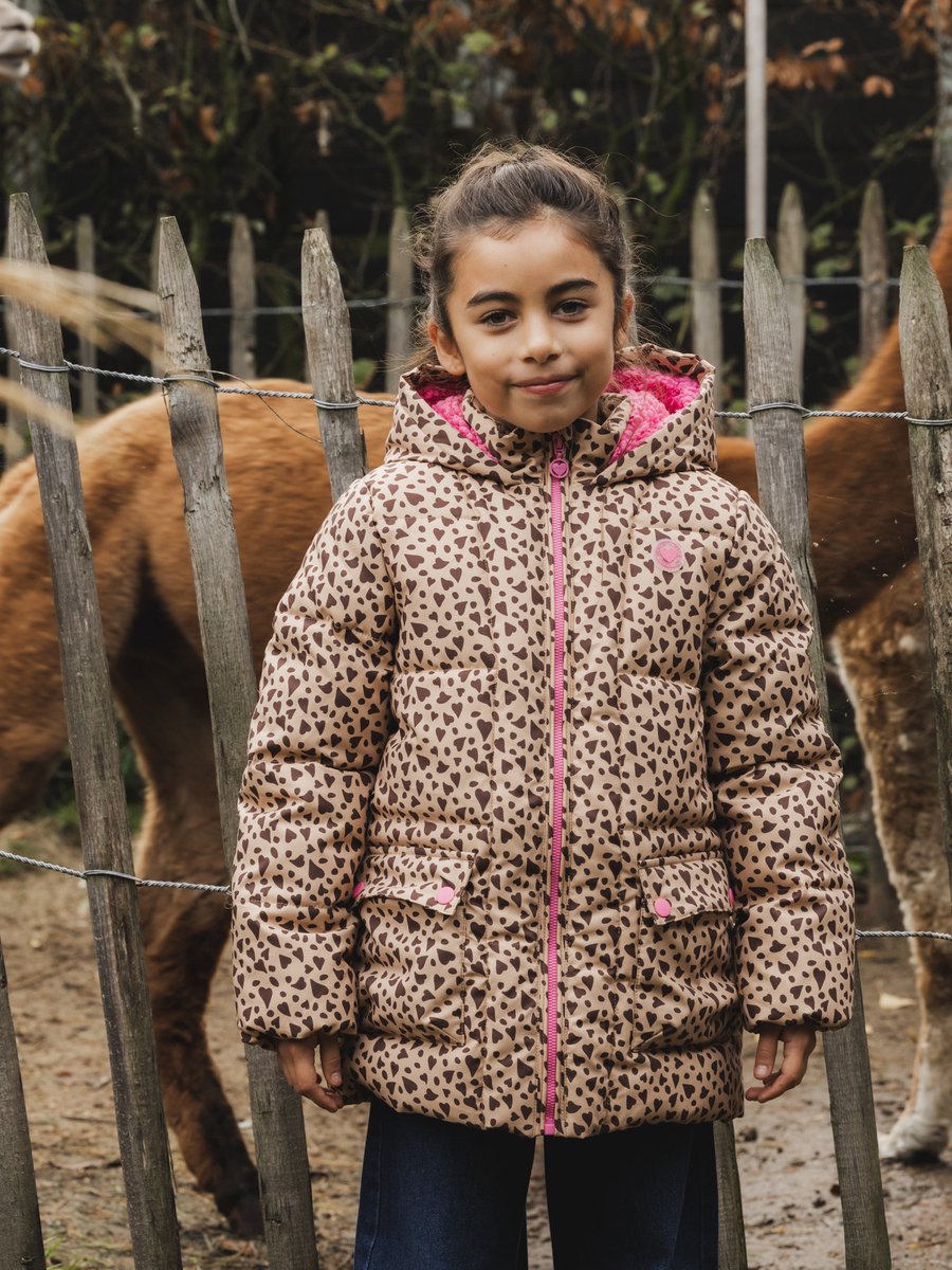 Looxs Revolution Looxs Little 2631-7210-785 Meisjes Jas - Maat 110 - Beige Van
