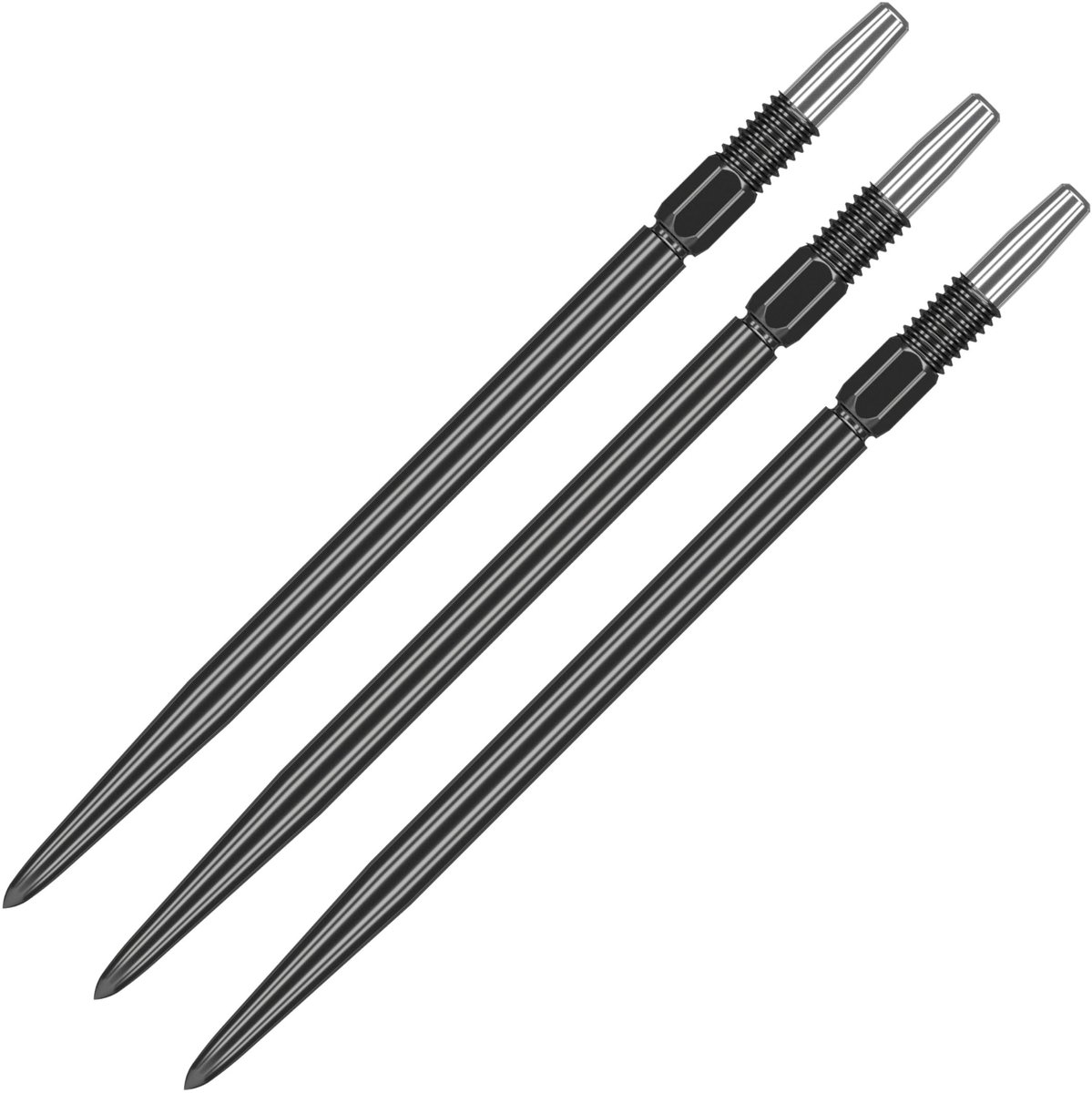 Solidchoice - Verwisselbare Dartpunten 30 mm in Zwart (3-pack)