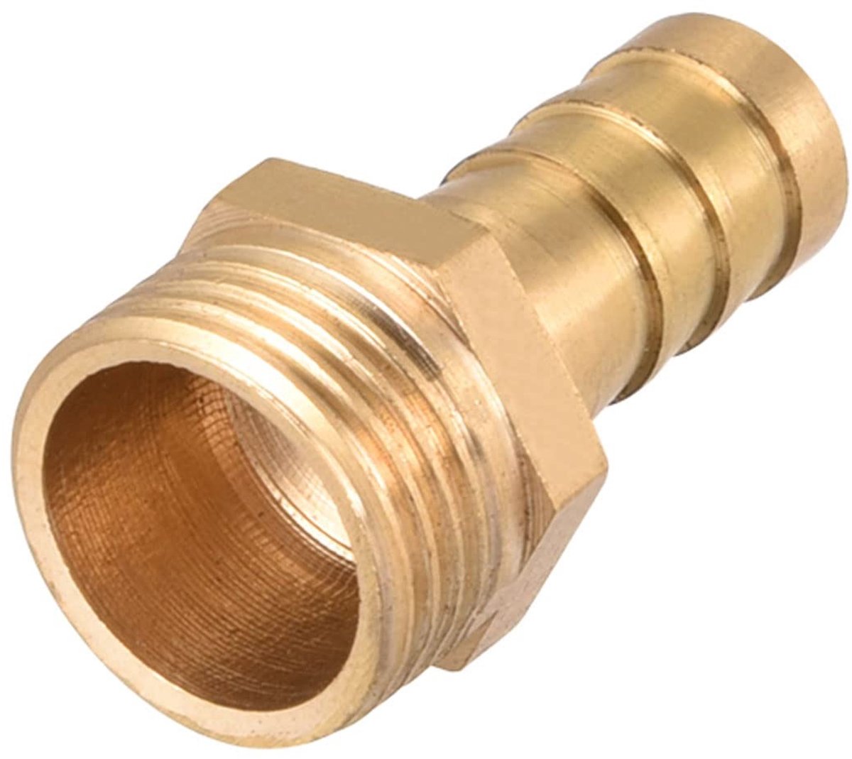 Solidchoice - Messing Barb Slangverbinder voor Luchtvloeistof 10 mm