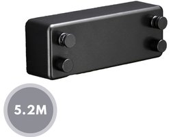 Livista Uittrekbare Waslijn – 10,4M Totale Lengte（2 x 5,2M） – Tot 20 kg – Sterke Stalen Kern – Drooglijn – Zonder Boren – Gelijkmatig Oprolbaar – Binnen & Buiten