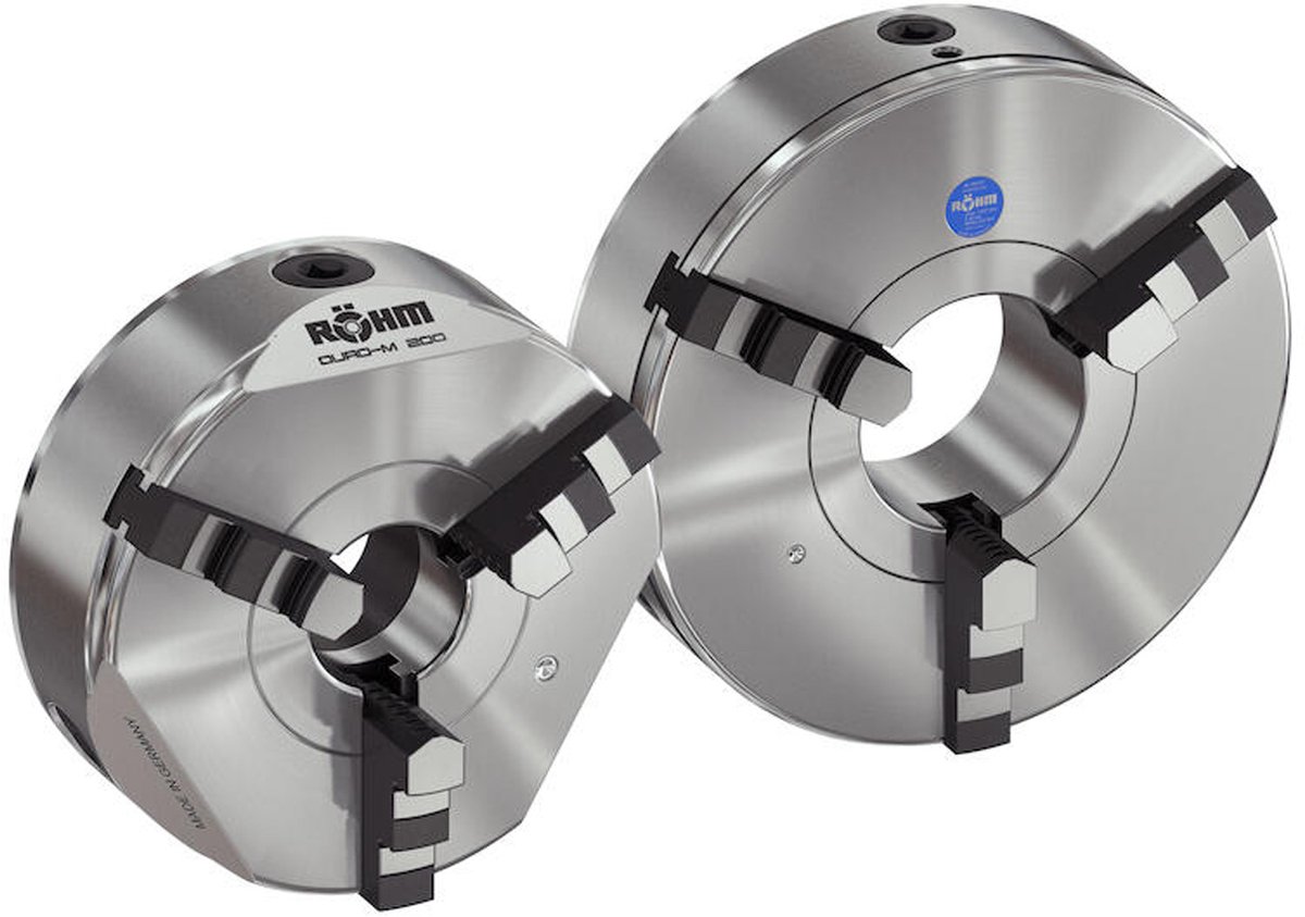 Röhm spiraalklauwplaat Duro-M 250/3 Camlock (ISO 702-2/DIN 55029) KK 8 boor- en draaibekken - 185439