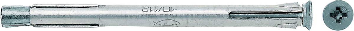 Fischer 50x Metalen Kozijnduvel F 10 M 202 - 061064