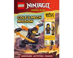 Activity Book with Minifigure- Lego Ninjago: Cole's Mech Mission