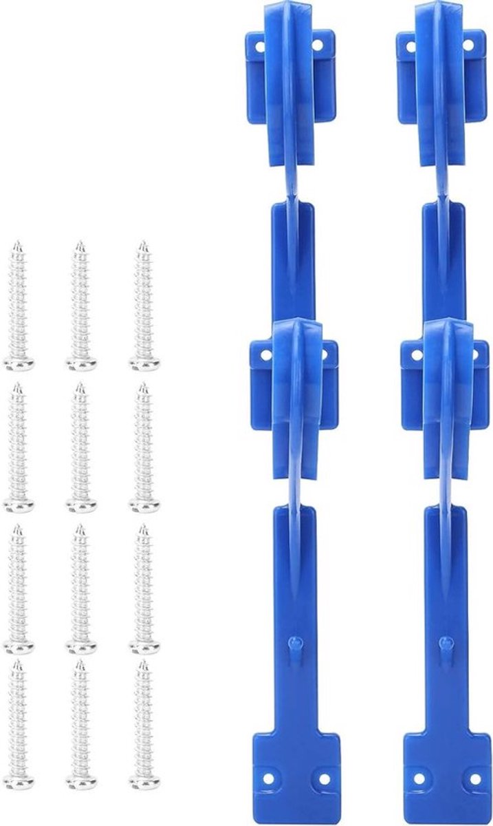 Hangers voor Zwembadstokken - 2 Stuks, Ideaal voor Zwembadaccessoires, Slangen en Netten, Telescopische Haken voor Tuin en Schoonmaak