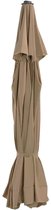 vidaXL - Vervangingsdoek - voor - parasol - 515 - cm - taupe
