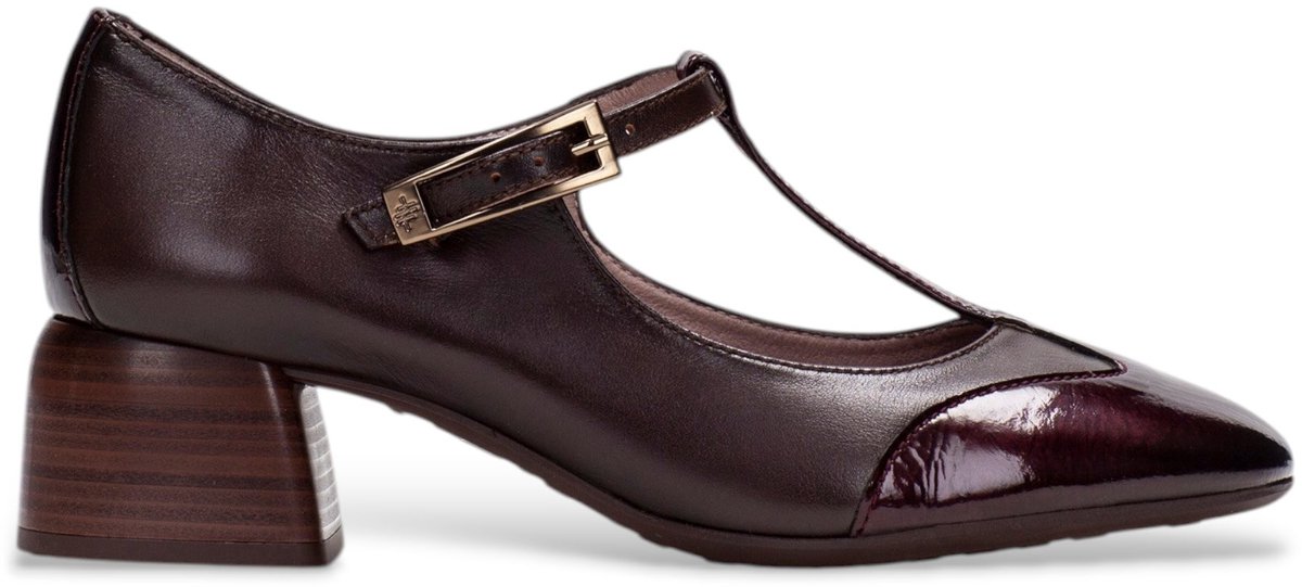 Hispanitas Leren schoenen Warschau bordeauxrood