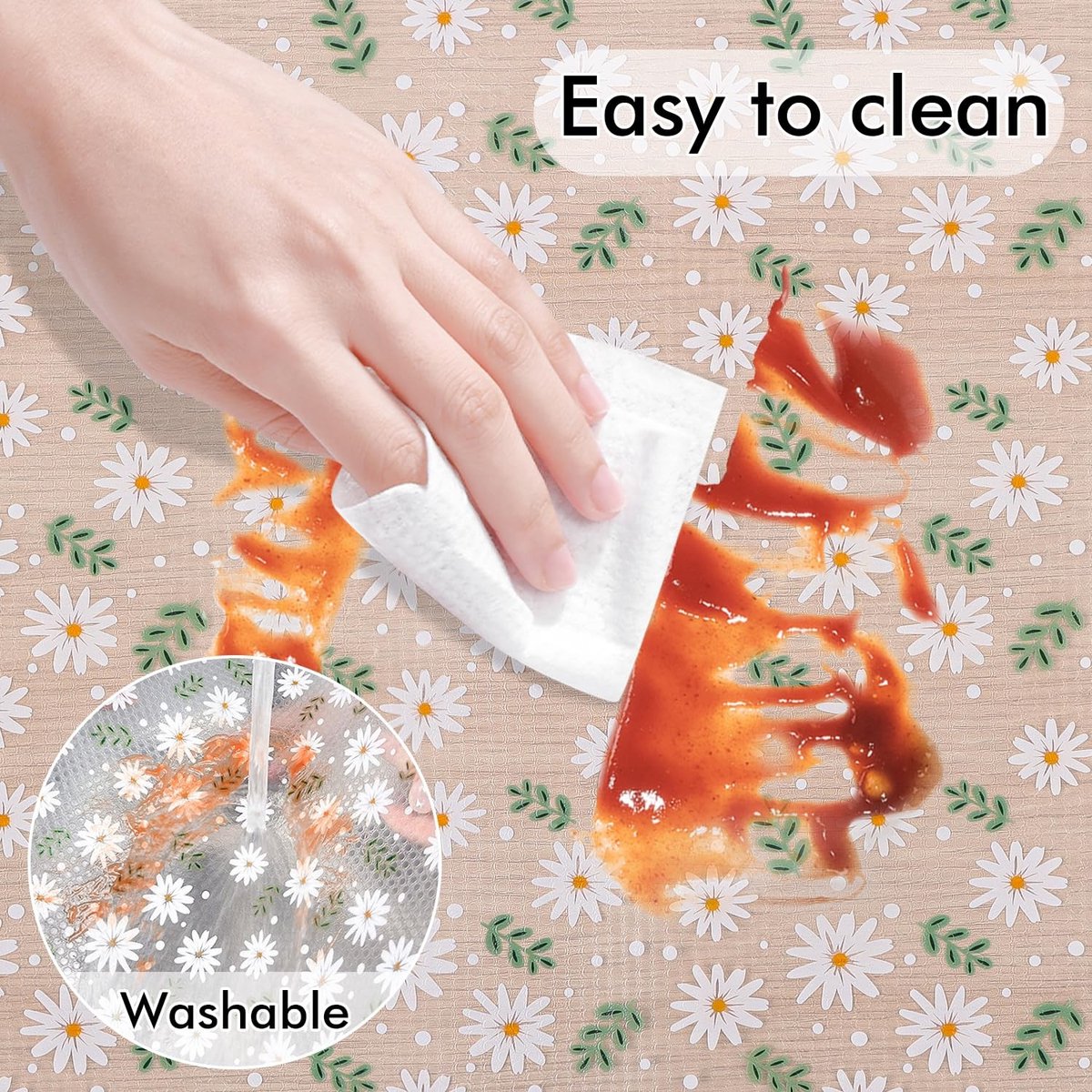 Solidchoice - Antislip Koelkastmat 30x300cm, Afwasbaar en Waterdicht