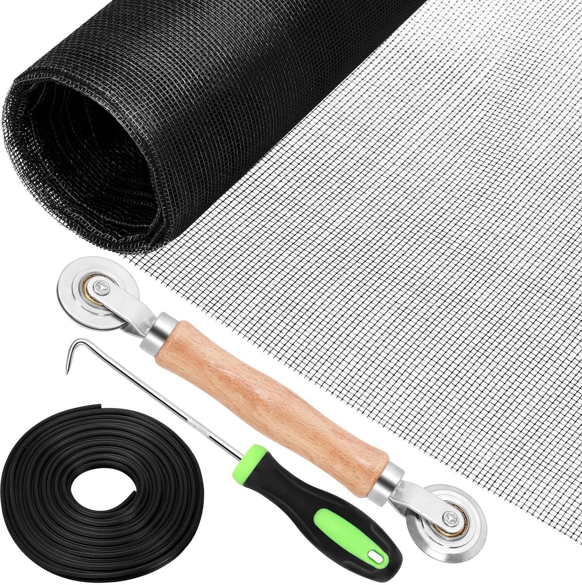 Solidchoice - 4 Stuks Screen Repair Kit voor Deur- en Raamschermen