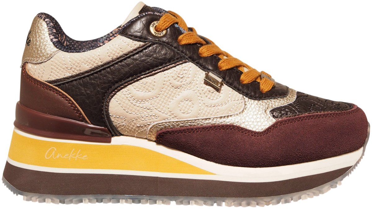 Anekke Wedge dames sneakers - Bordeaux