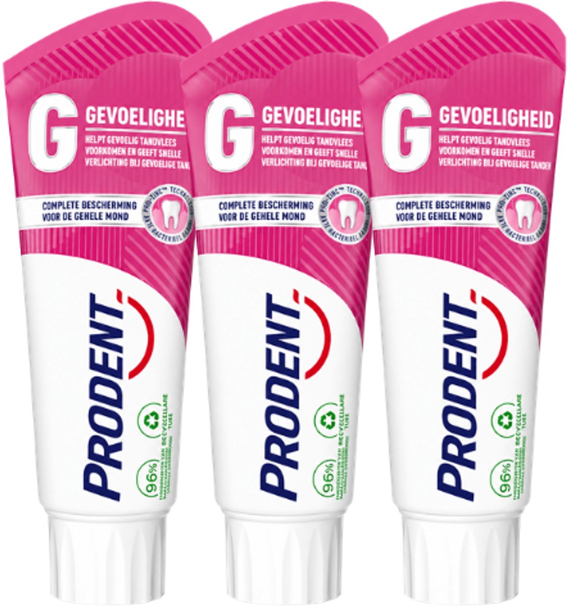 Prodent Gevoeligheid Tandpasta - 3 x 75 ml