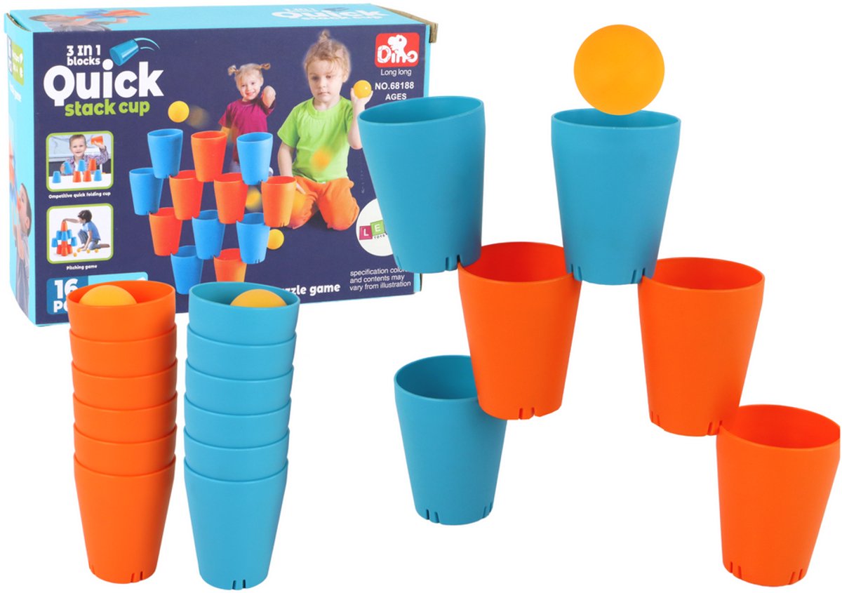 Sensorisch speciaal ontworpen bekerbodem voor gamemokken 3in1 creatieve puzzel van 16 stukjes