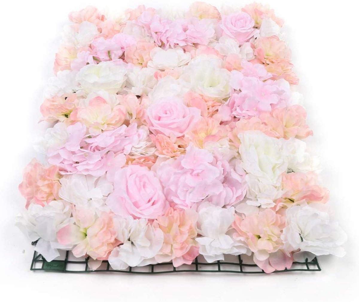 40 x 60 cm, kunstbloemen, roze, muur, doe-het-zelf, bruiloft, straat, bloemen, bruiloft, fotoachtergrond, roze - ShopVlot