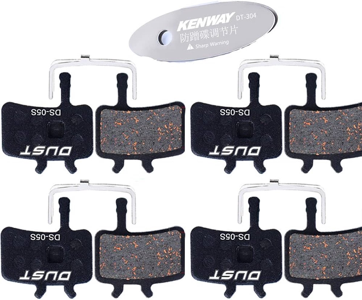 4 Pairs Bicycle Disc Brake Pads For Avid BB7 Elixir Juicy 3 5 7 (Semi-Metallic) - ShopVlot