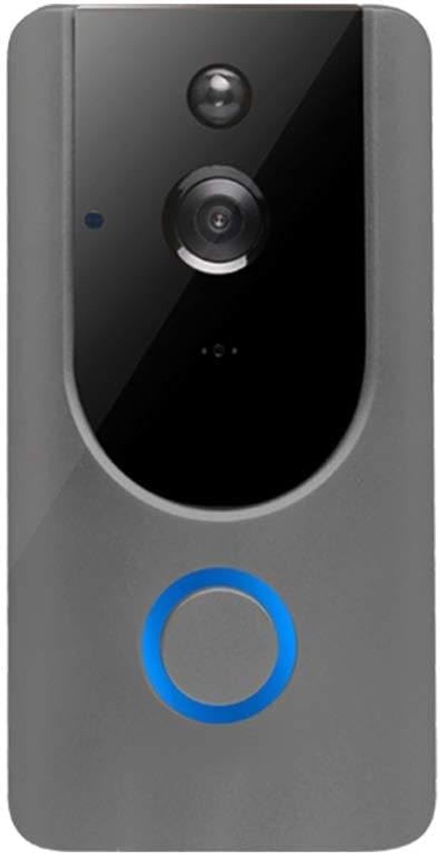 Wireless Wifi Video Doorbell, HD 720P Infrared Camera Alarm, Household Battery-Powered Remote Monitoring Detection - ShopVlot