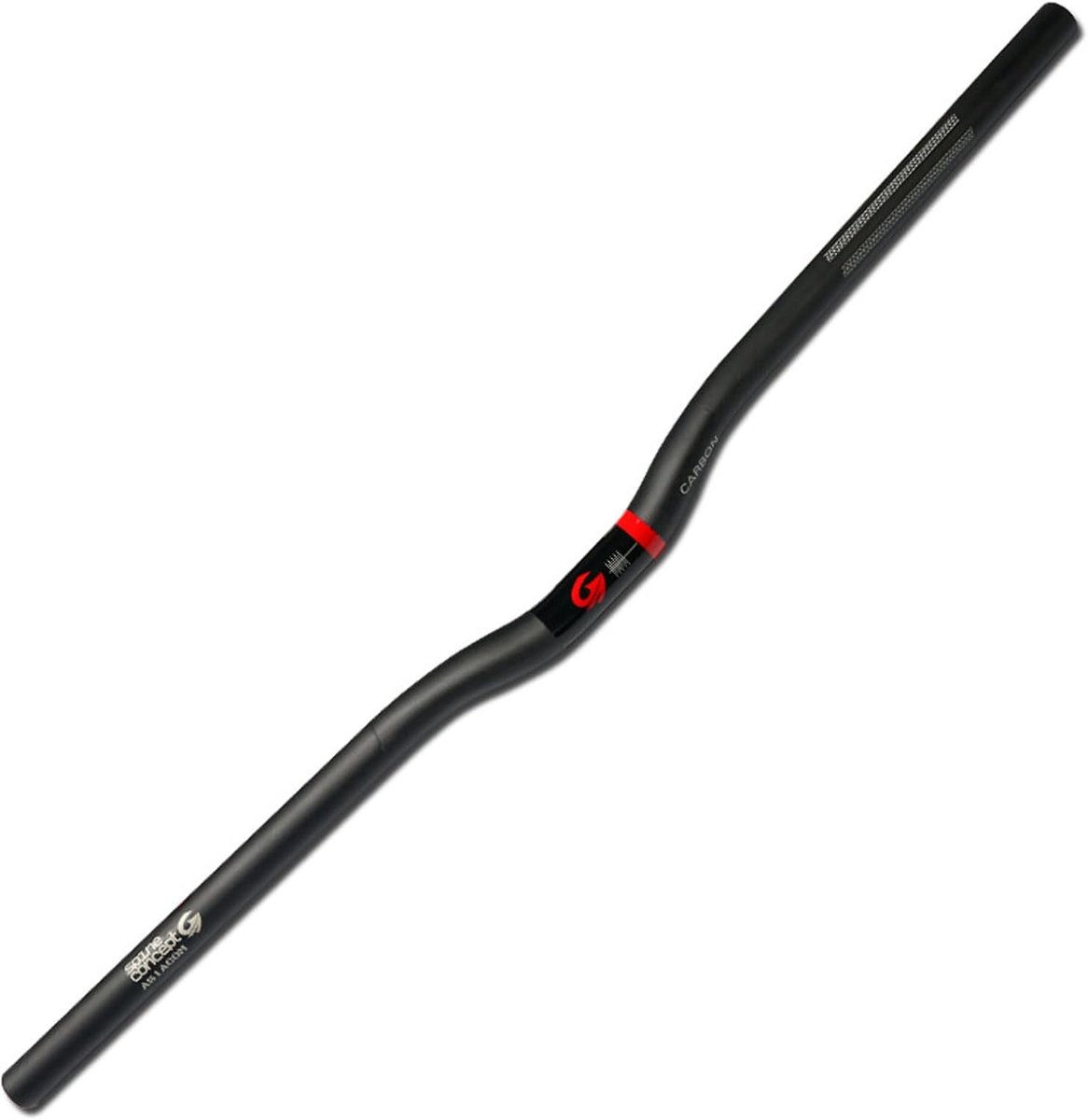 25,4 mm koolstofvezel fietsstuur, recht zwaluwstuur, lichte mountainbike-handgreep, U-staven - ShopVlot