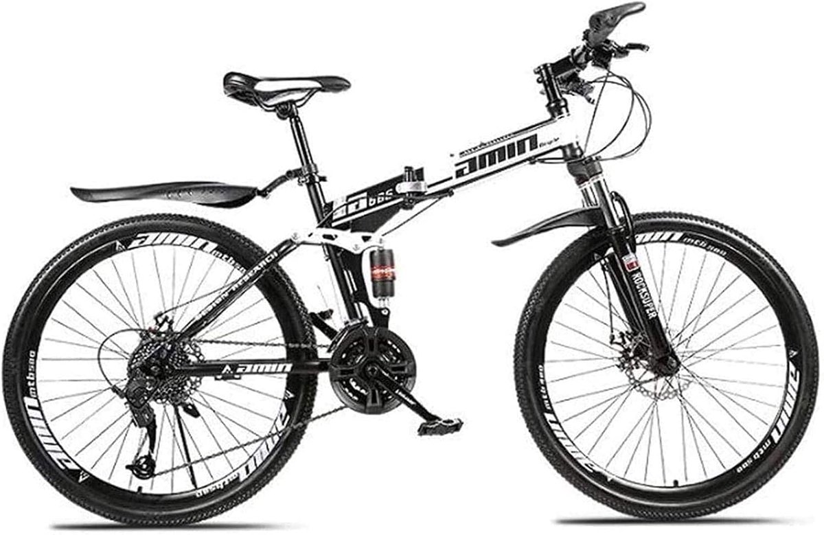 Bicycle 26 inch, Mountain Bike, Fork Suspension, Adult Bike, Boys and Girls Bicycle Variable Speed Shock Absorption - ShopVlot