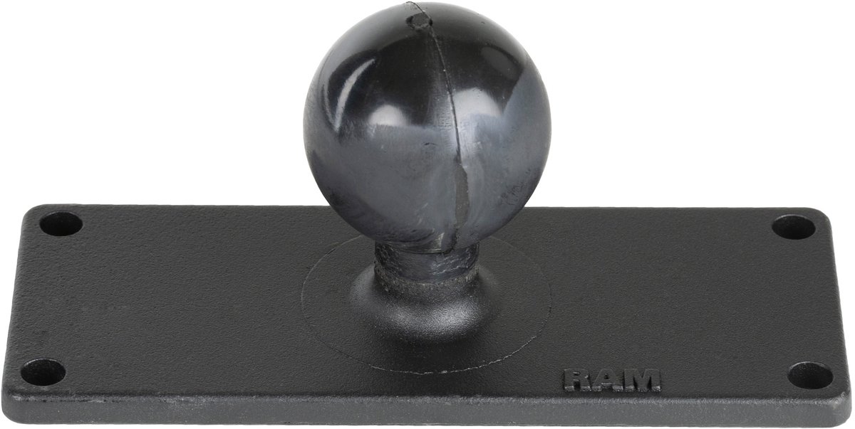 Bal Basis met 1,5 "x 4,5" 4-gatspatroon - C Maat RAM-202U-25