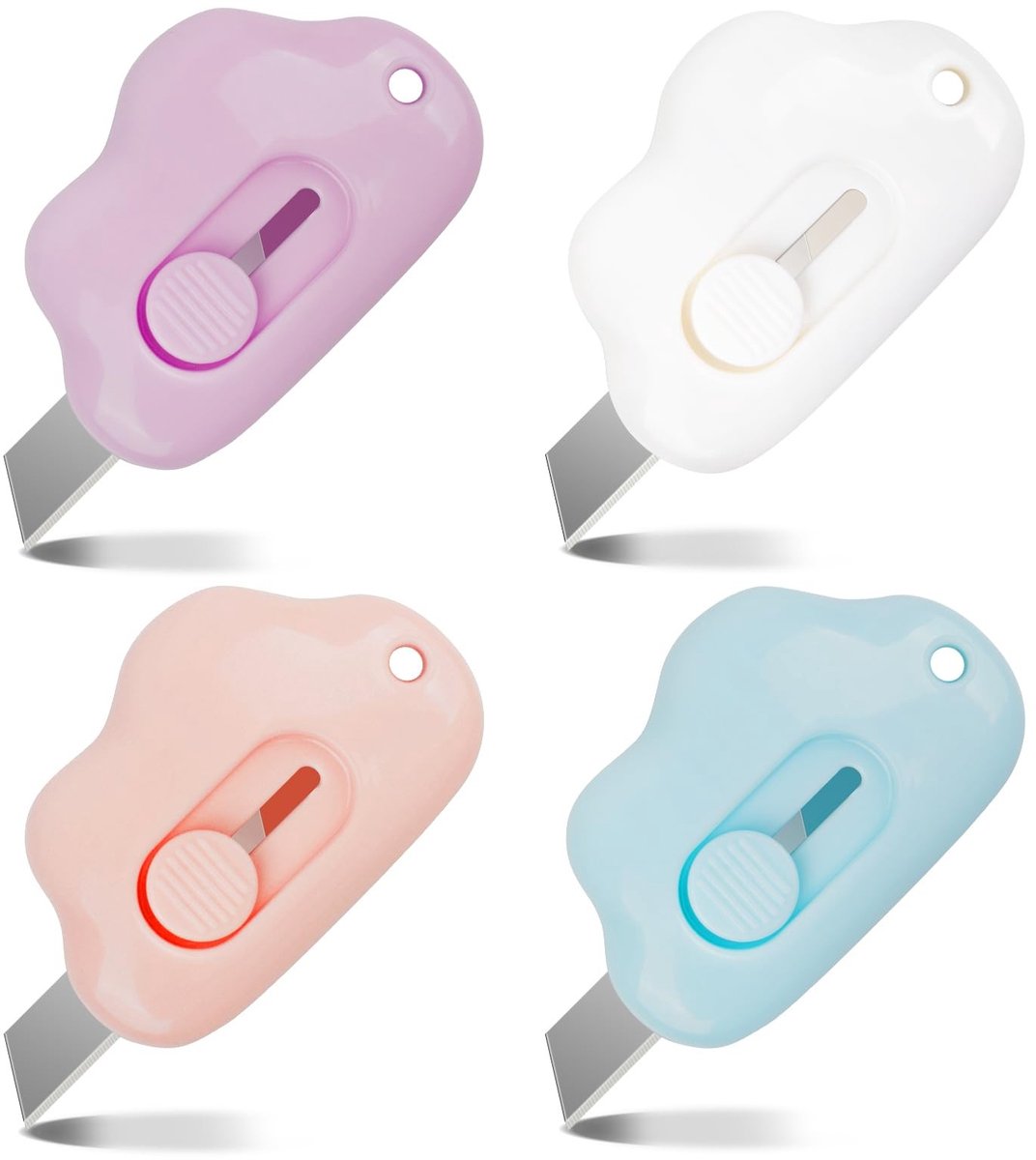 Solidchoice - 4 Stuks Mini Snijmessen voor Brood en Deeg