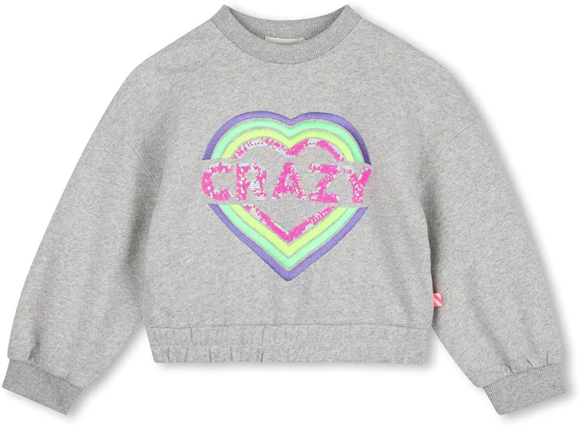Billieblush U22400 Sweatshirt Grijs 4 Years Meisje