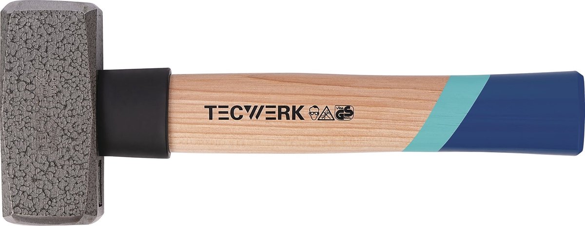 Vuistbijl Kop-G.1000g Hickory steelbeschermhoes TECWERK