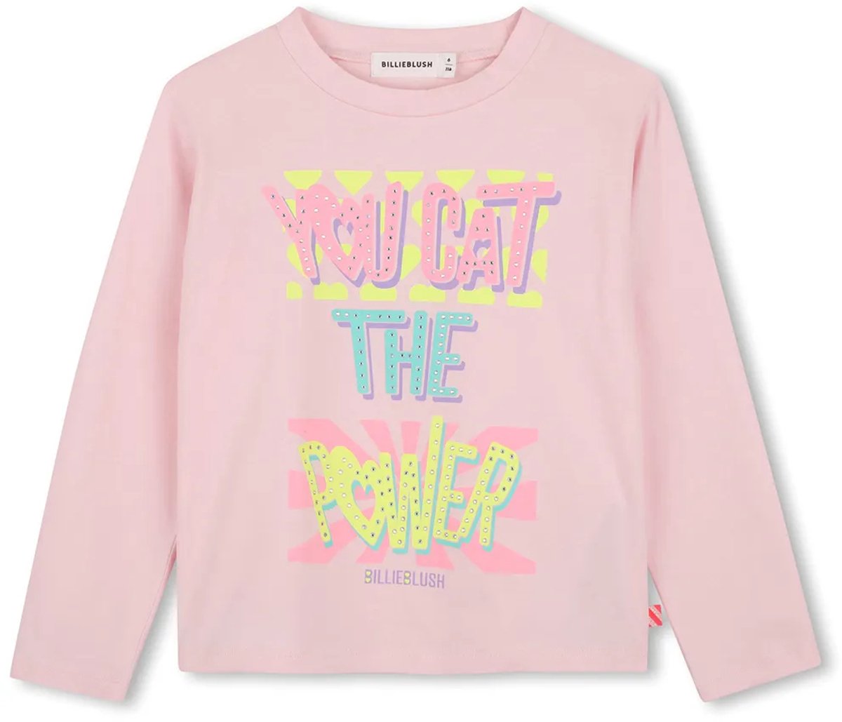 Billieblush U22376 T-shirt Met Lange Mouwen Roze 4 Years Meisje