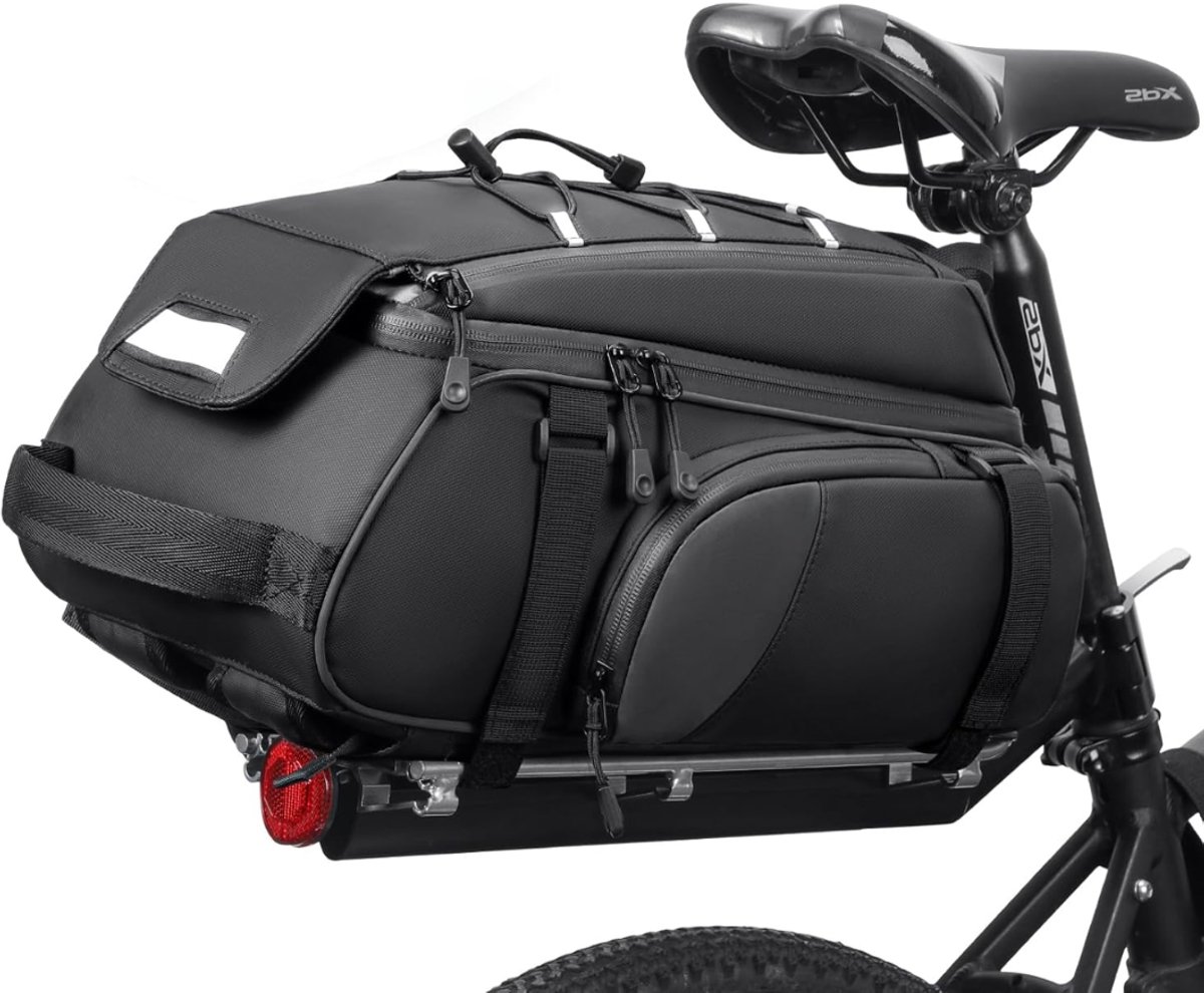 AHD® Fietstas - Fietstas Enkel - Fietstas Enkele -Zwart- 40cm x 22cm x 19cm