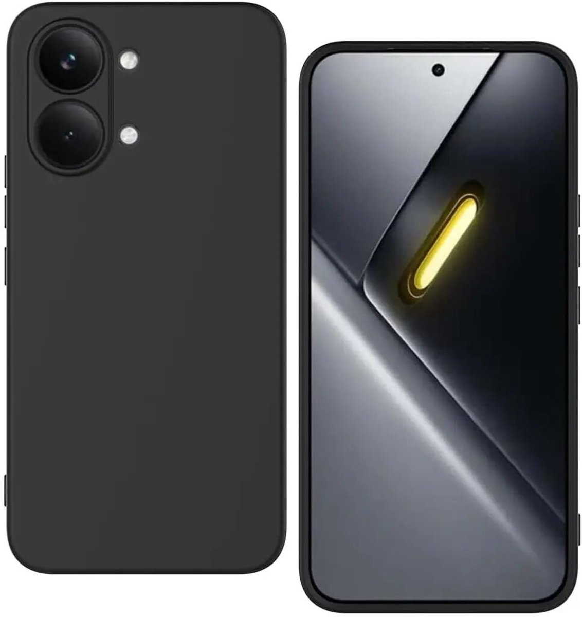 Zwart TPU Hoesje Geschikt voor Xiaomi Poco X8 Pro Max - Back Cover Case - Lichtgewicht - Ultra Dun - Flexibel - Zacht