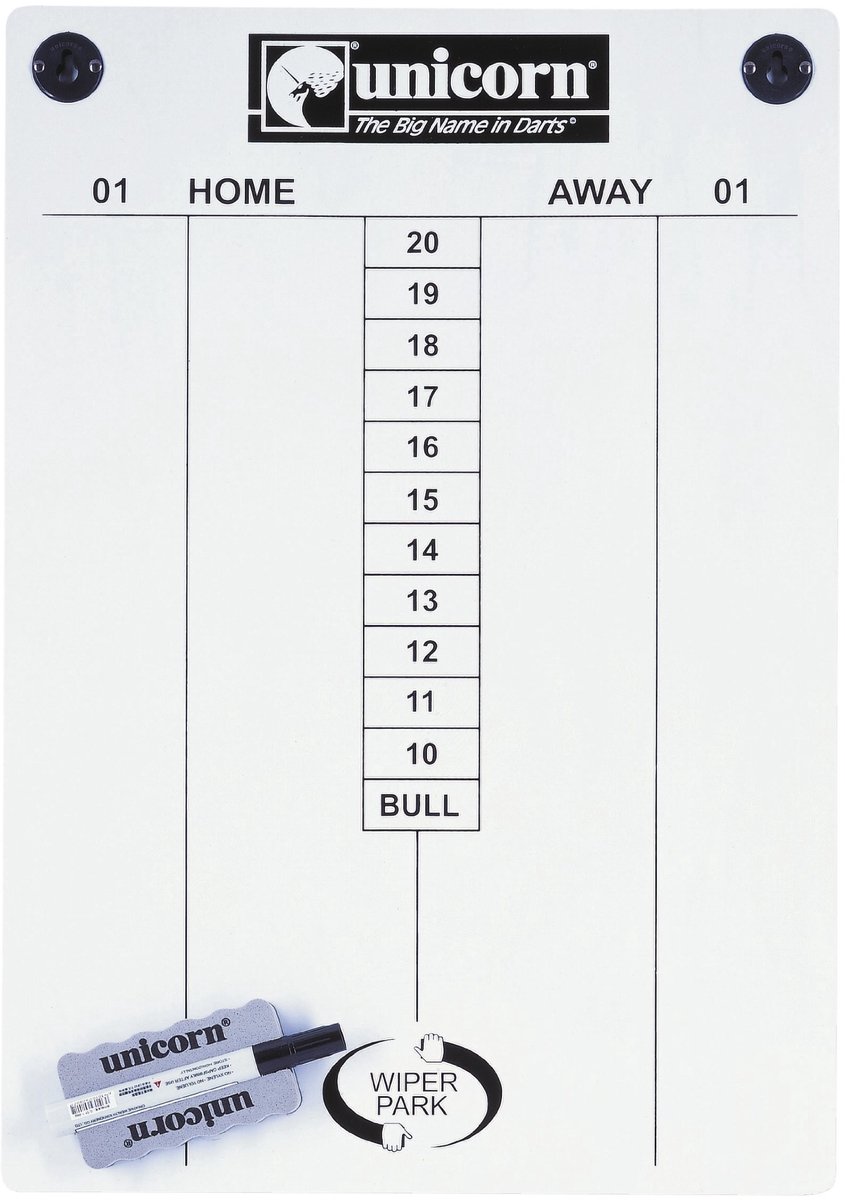 Solidchoice - Unicorn Wis Scorebord met Markeer Stift