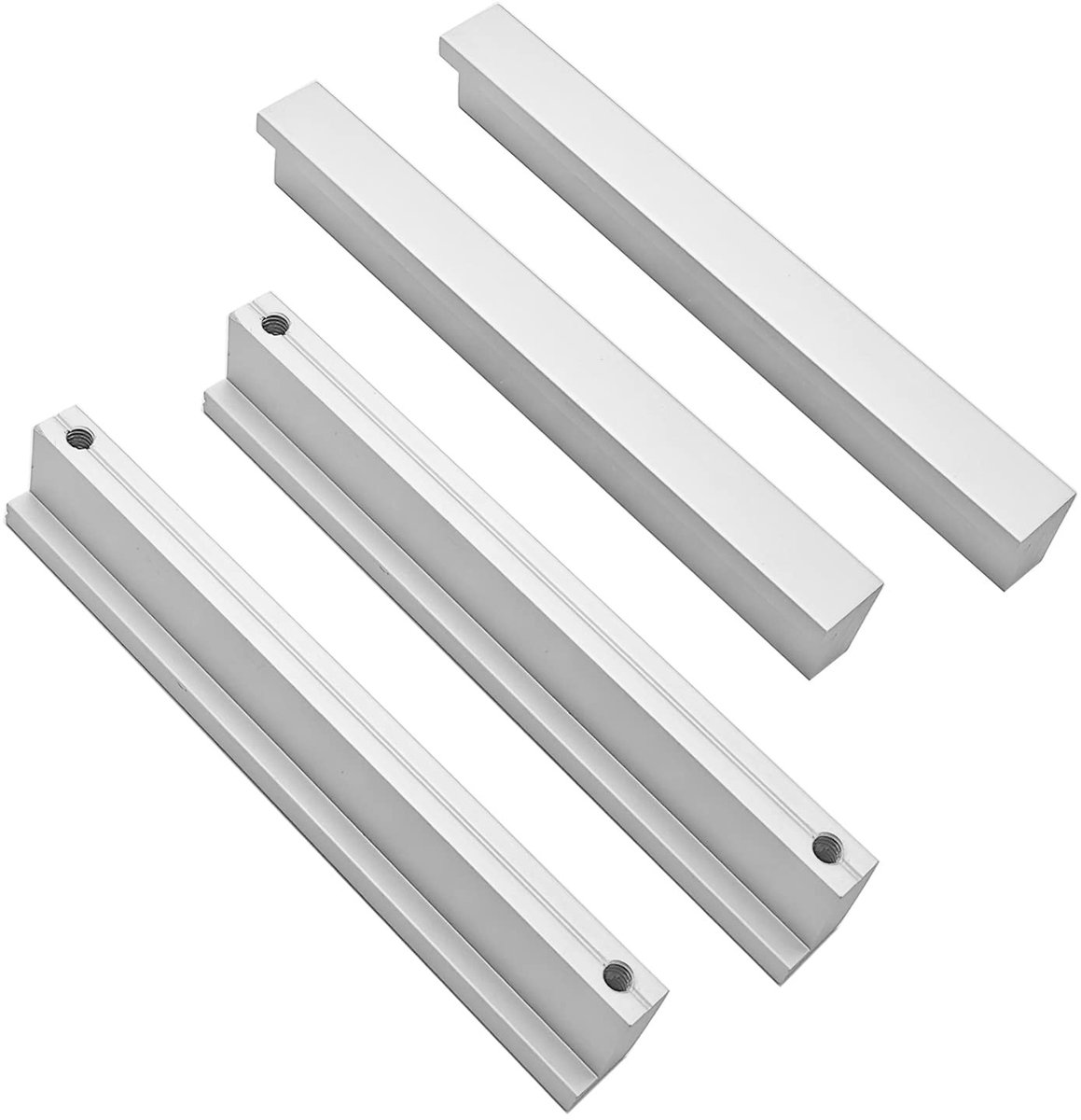 Solidchoice - Set van 10 Keuken- en Meubelhandgrepen van Aluminium