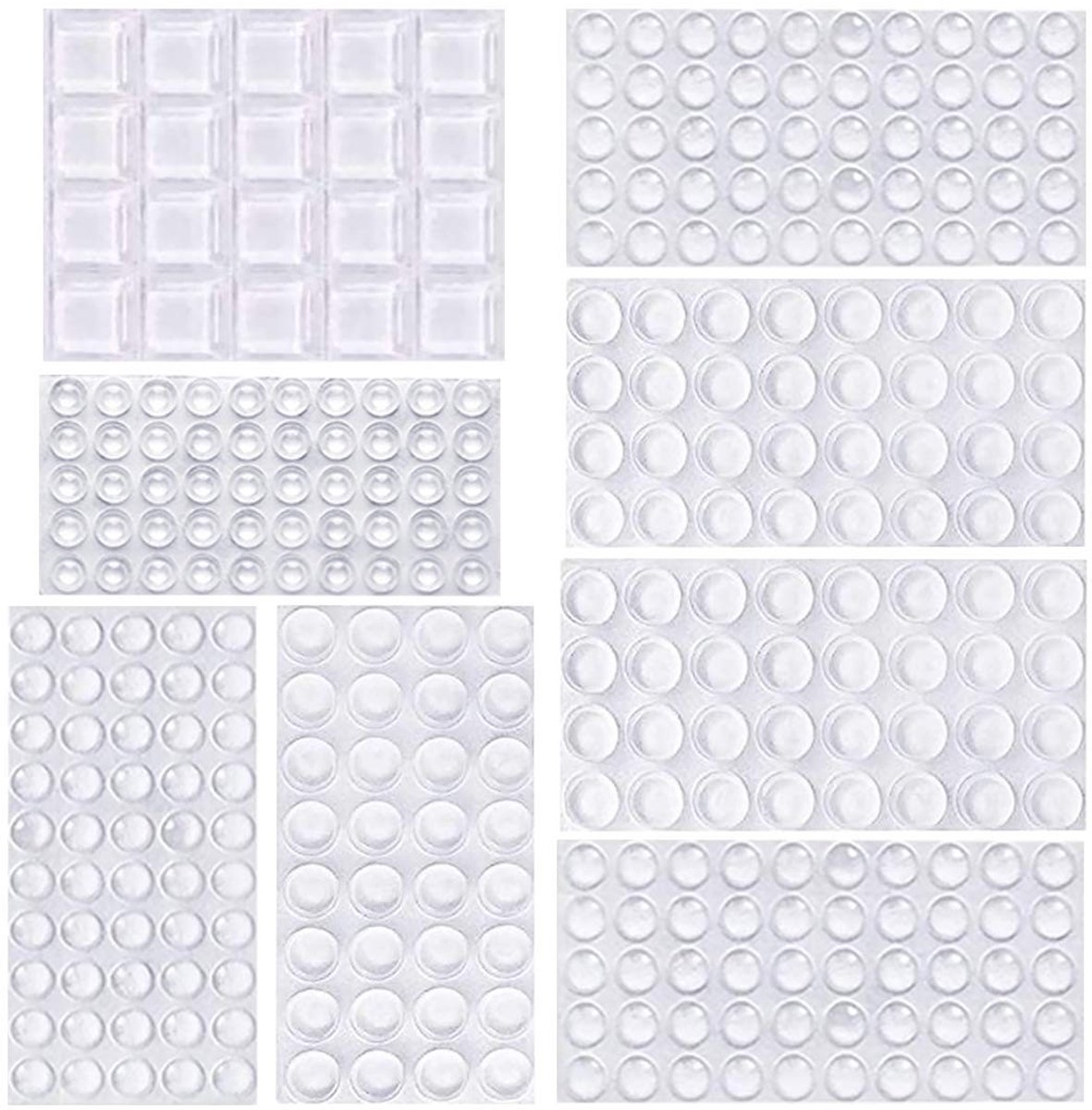Solidchoice - Transparante Zelfklevende Rubber Pads voor Meubels (316 Stuks)
