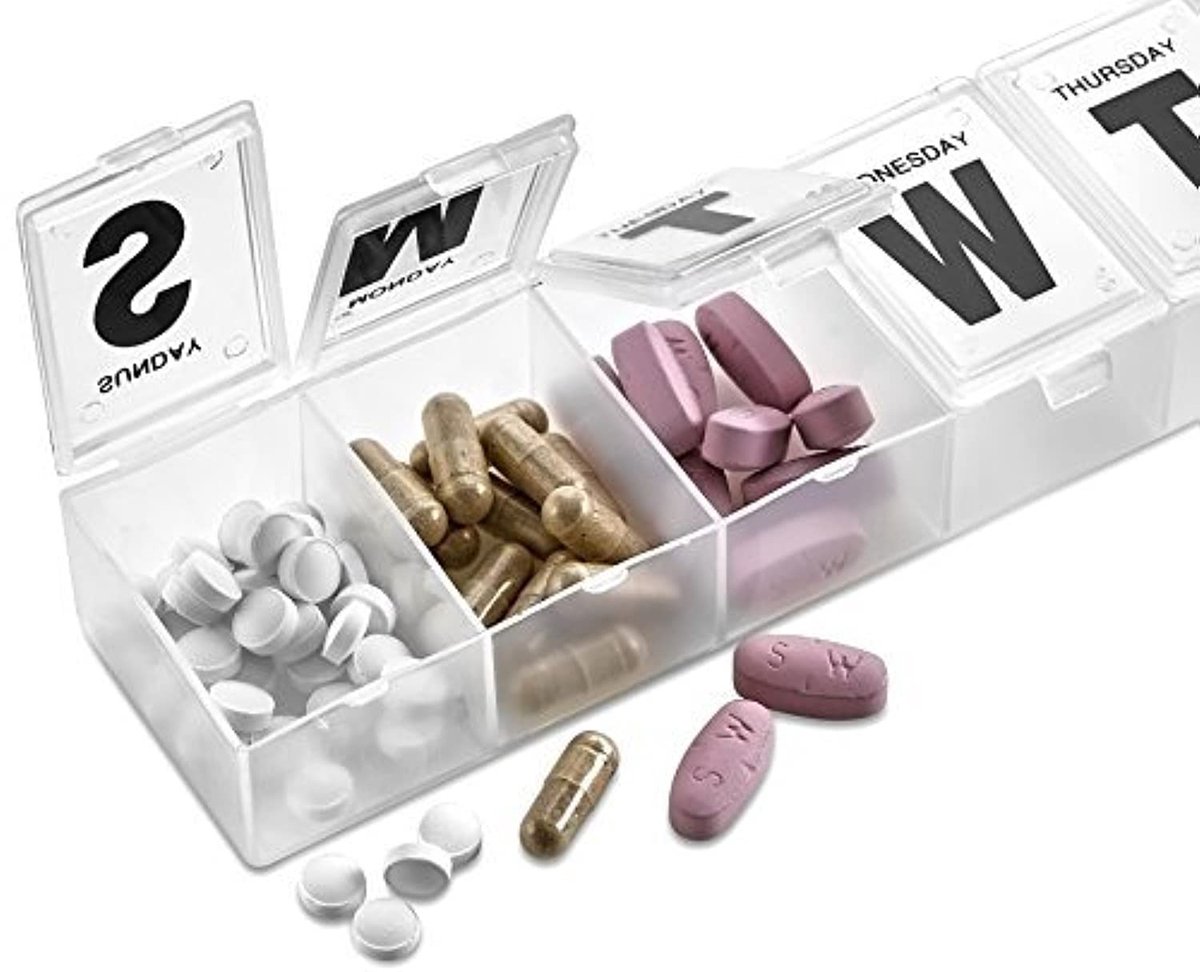 Solidchoice - 7-dagen Pill Organizer Set van 2