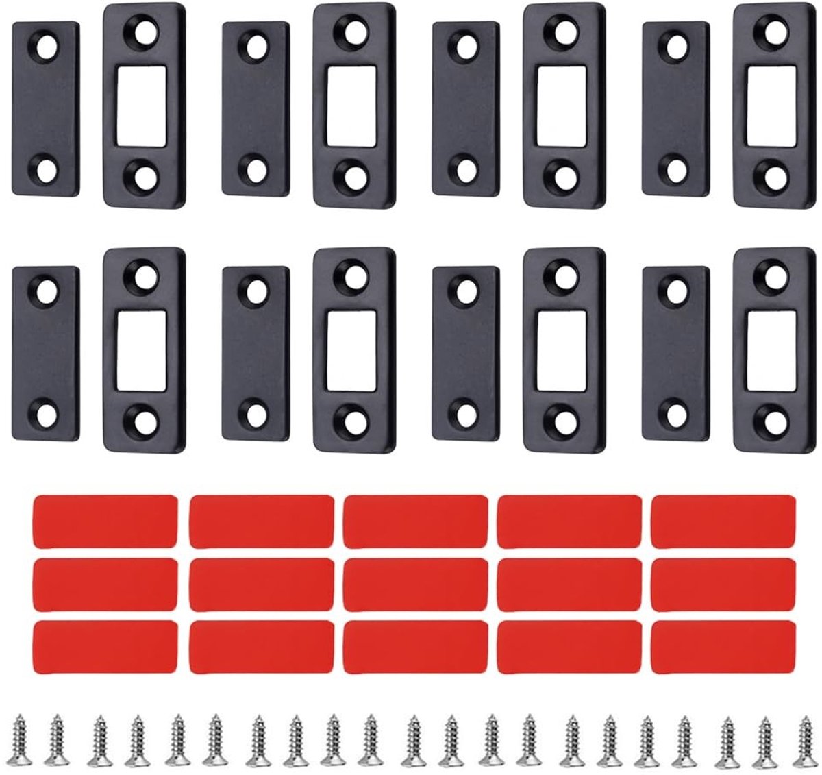 Solidchoice - Set van 8 Magnetische Deurklemmen