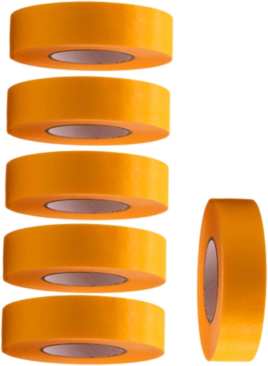 Solidchoice - Professionele Goudband Plakband 50m x 24mm 6 Rollen