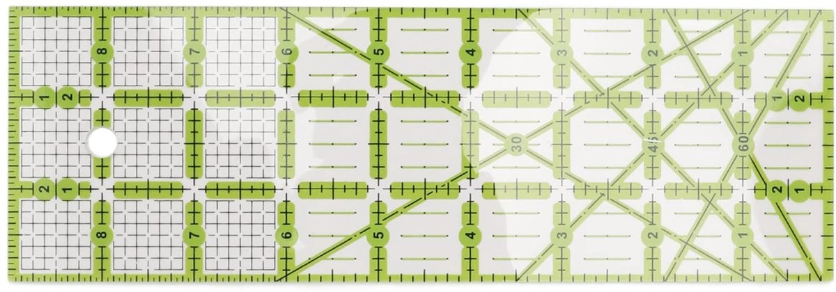 Solidchoice - Acryl Quilten Naailiniaal met Hoekmarkering