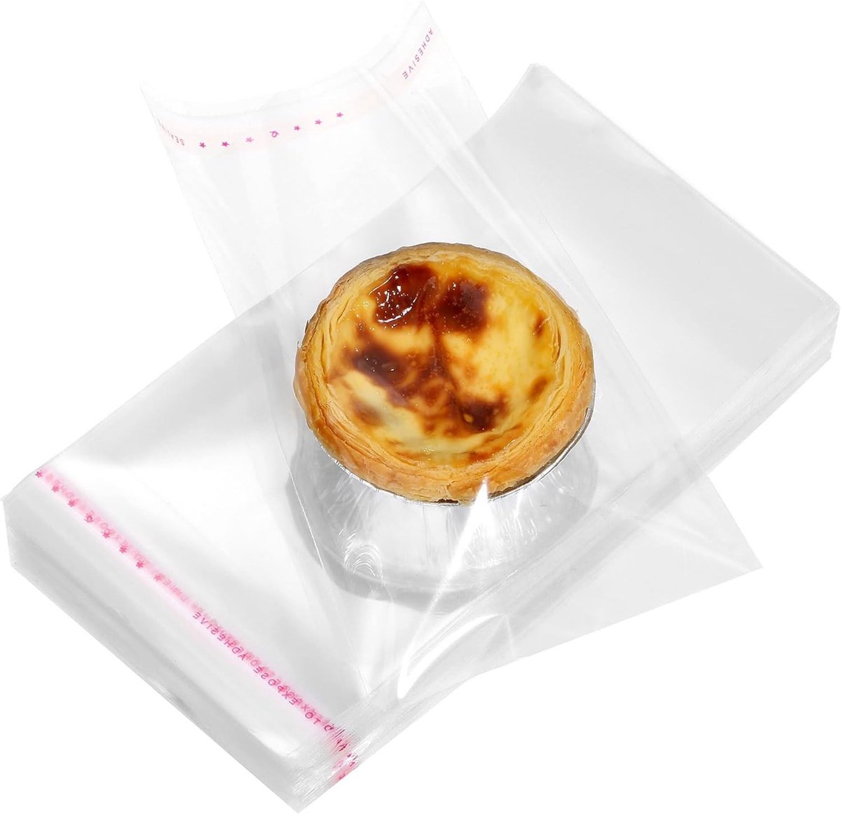 Solidchoice - Transparante Cellofaanzakken, Pack van 300