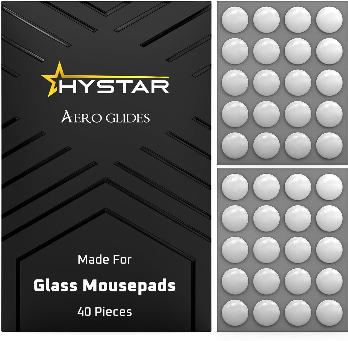 Solidchoice - Hystar Aero Glides Muisschaatsen voor Glazen Muismatten