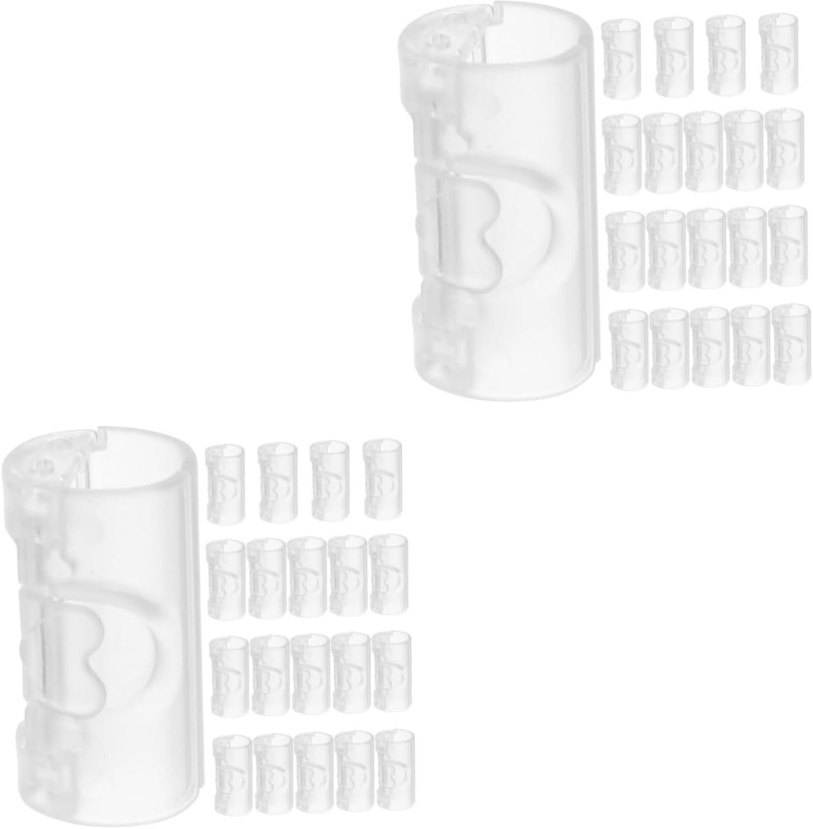 Dekbedclips - Lakenklemmen - lakenspanners - 40 stuks - dekbed knijpers - klemmen - clipslaken klemmen - lakenklemmer - lakens klemmen - Lakenclips - laken clips - dekbedovertrek clips - Transparant
