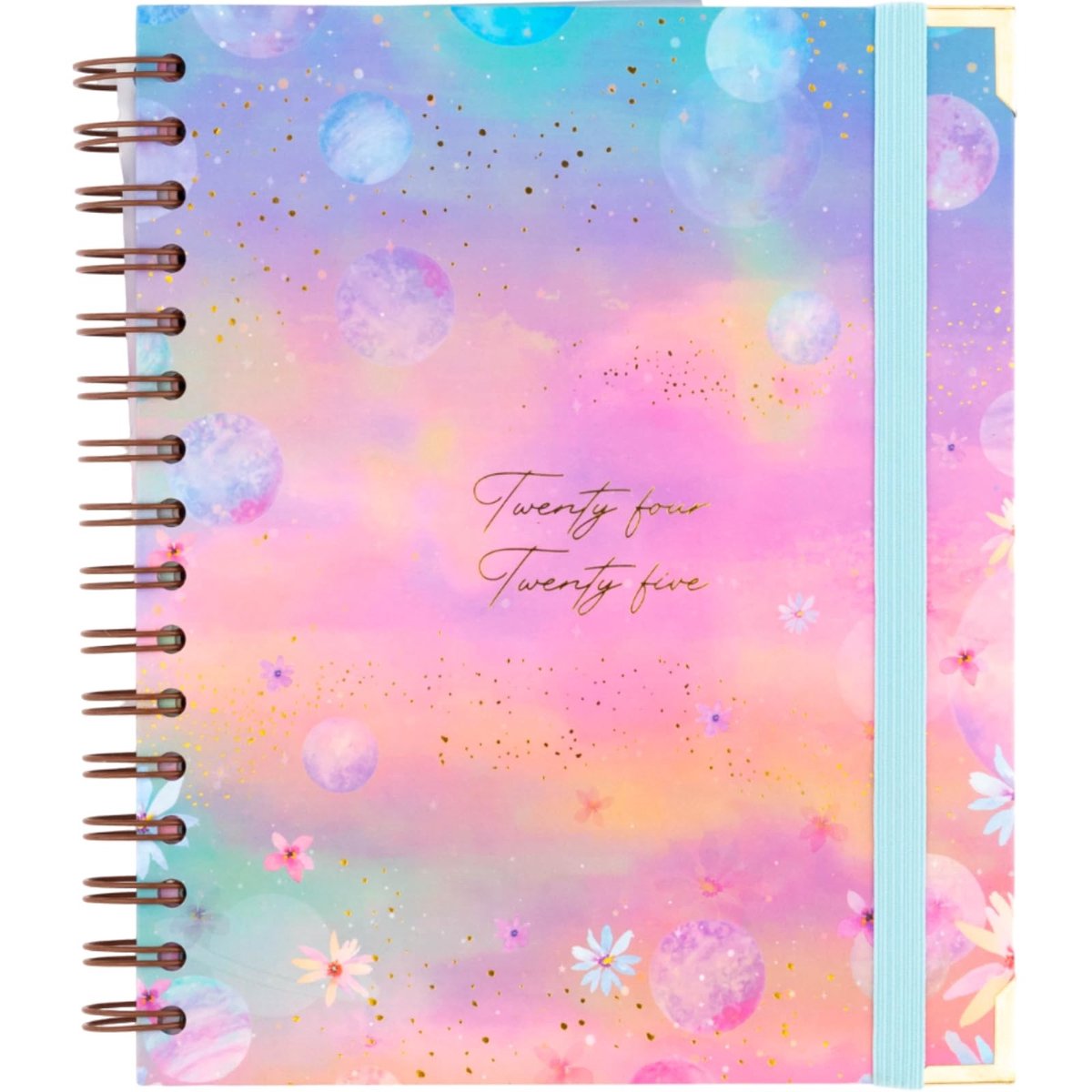 Solidchoice - Takenote Agenda 2024-2025 - Dagelijkse Planner A5 met Spirale Binding