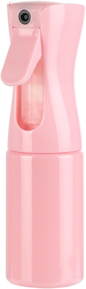 Waterverstuiver 160 ml - Continue Fijne Nevel - Roze - Navulbare sprayfles met 360°-functie en ergonomische trekker voor krullend haar - planten - kapsalon en schoonmaak