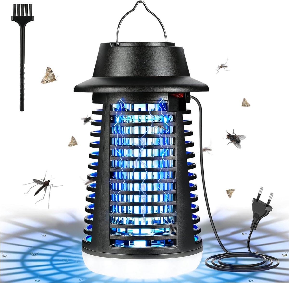 ZRNS® Vliegenlamp - Elektrische Muggenlamp - Insectendoder - Vliegenvanger - Tegen muggen, fruitvliegjes en motten
