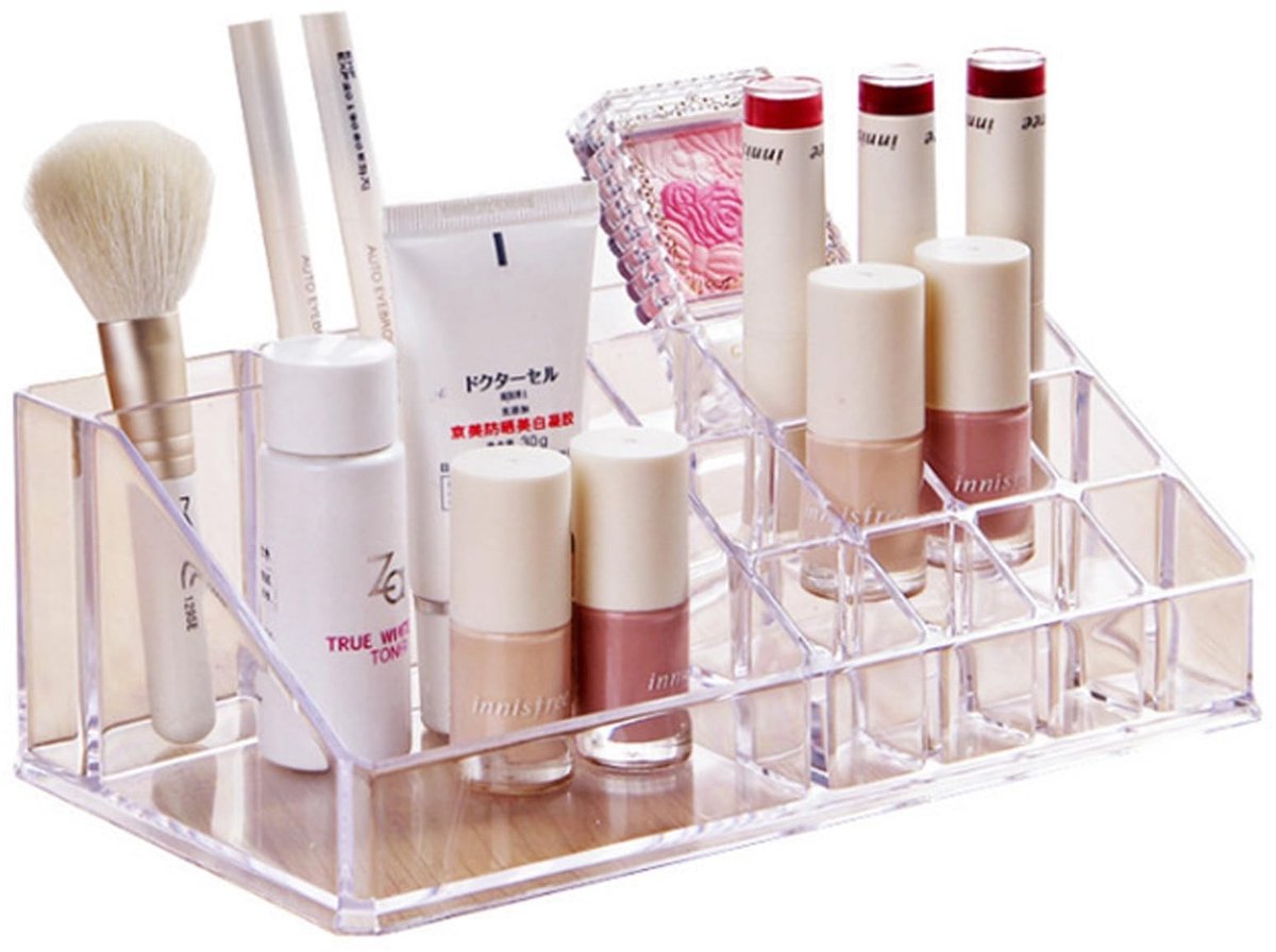 Solidchoice - Transparante Cosmetic Organiser met 16 Compartimenten