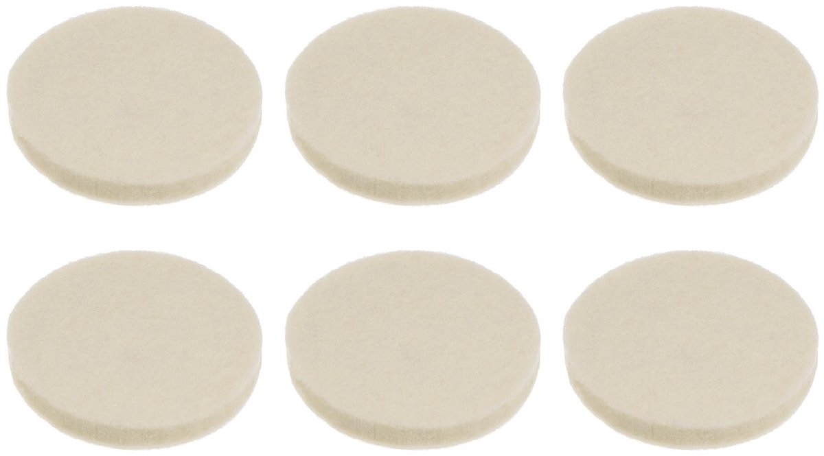 Solidchoice - 6 Stuks Wolvilt Polijstschijven 2 Inch