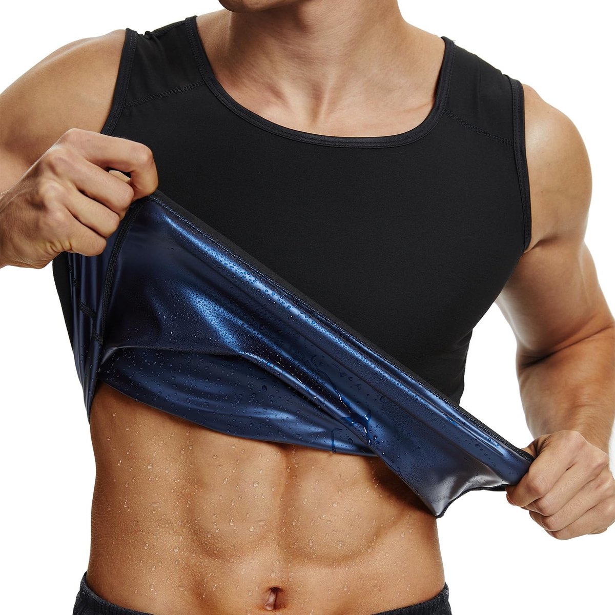 Solidchoice - Zweetshirt voor Heren, Ademend Compressieshirt voor Gym en Vetverbranding