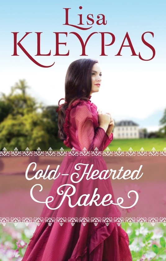 Couverture du livre 'Cold-Hearted Rake' par Lisa Kleypas, montrant une femme en robe rose.